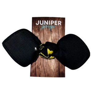 Black and Yellow Knot Bandana Knotted Hair Bow